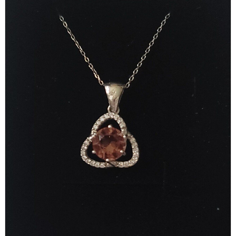 925 Sterling Silver Turkish Necklace Zultanite Wedding Jewelry for Women, NEW, - Picture 1 of 7